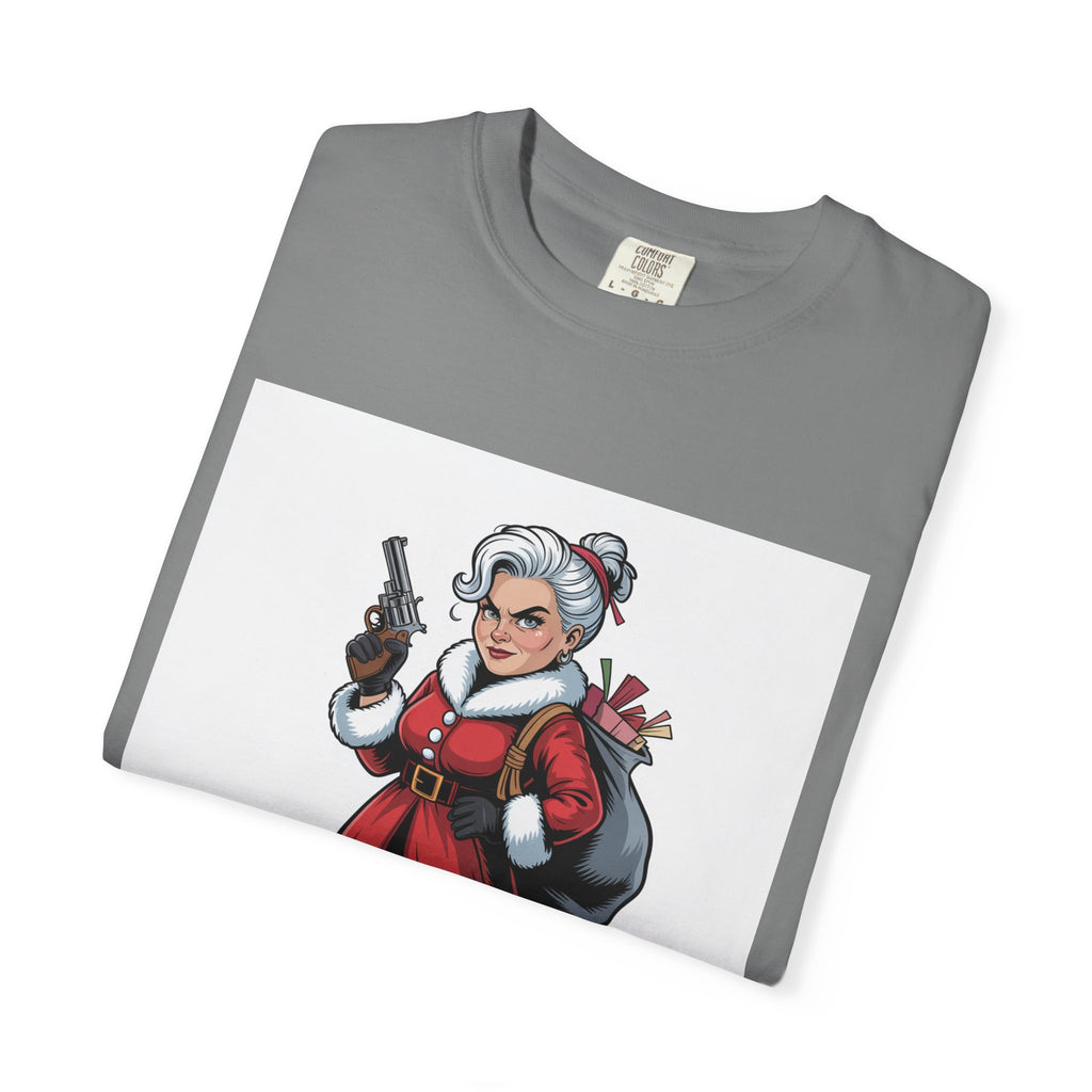 Mrs. Claus Funny Christmas T-Shirt — Women's Holiday Gift