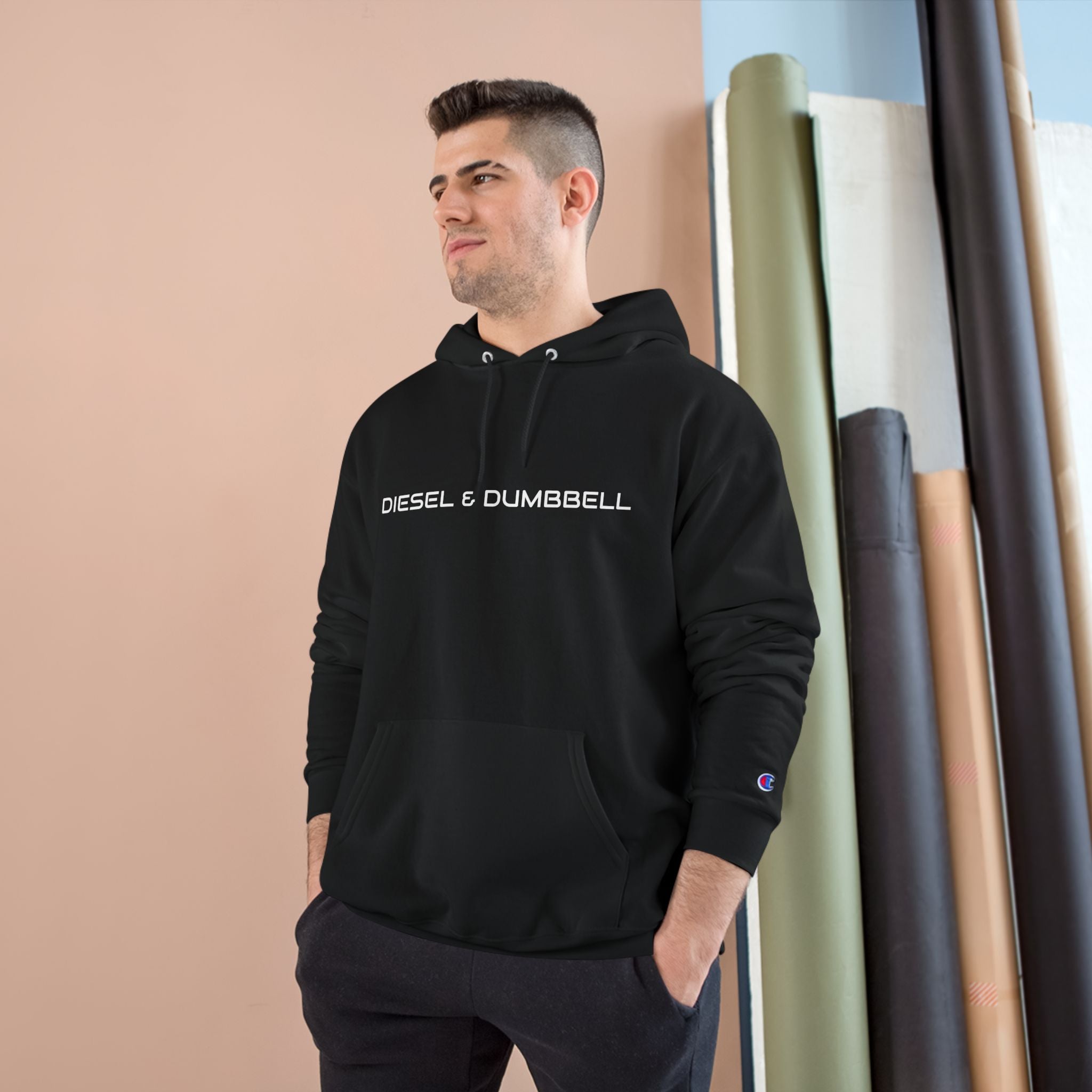 Men's 'Champion' Hoodie — Rugged Sweater for Manly Men