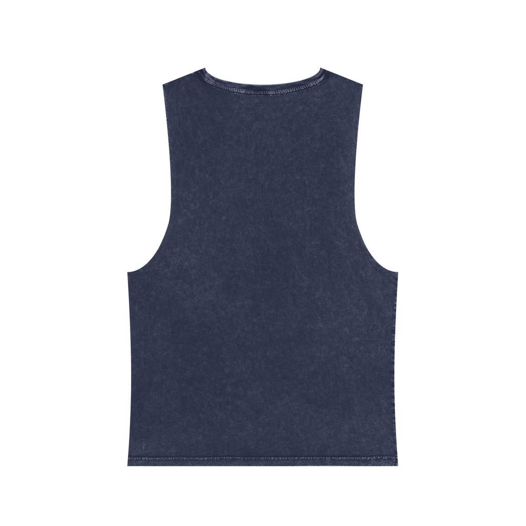 Diesel & Dumbbell Stonewash Tank Top — Gym Muscle Workout Tank