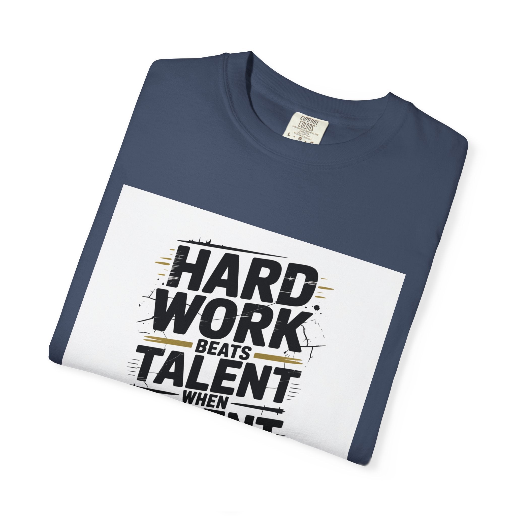 Motivational "Hard Work Beats Talent" T-Shirt