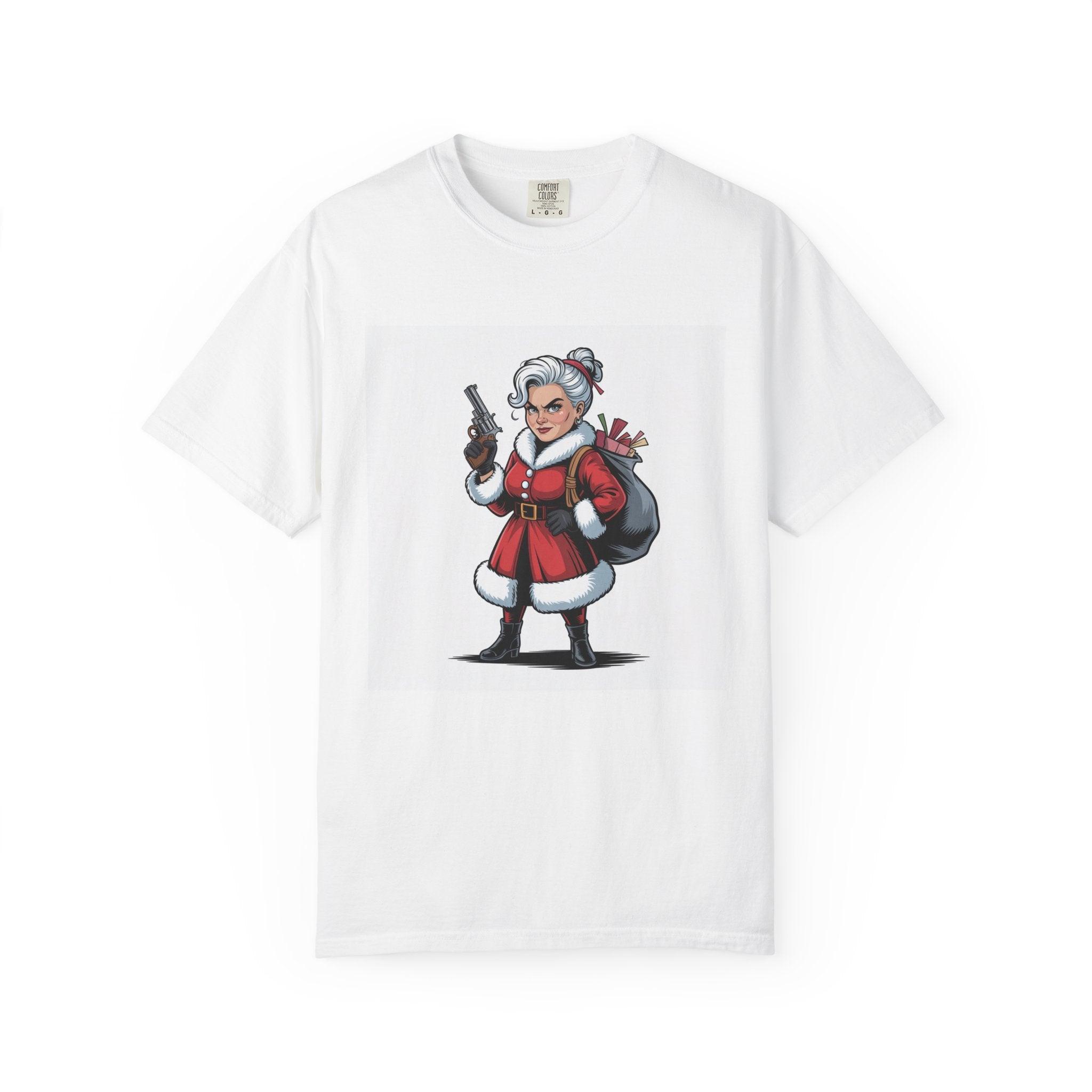 Mrs. Claus Funny Christmas T-Shirt — Women's Holiday Gift