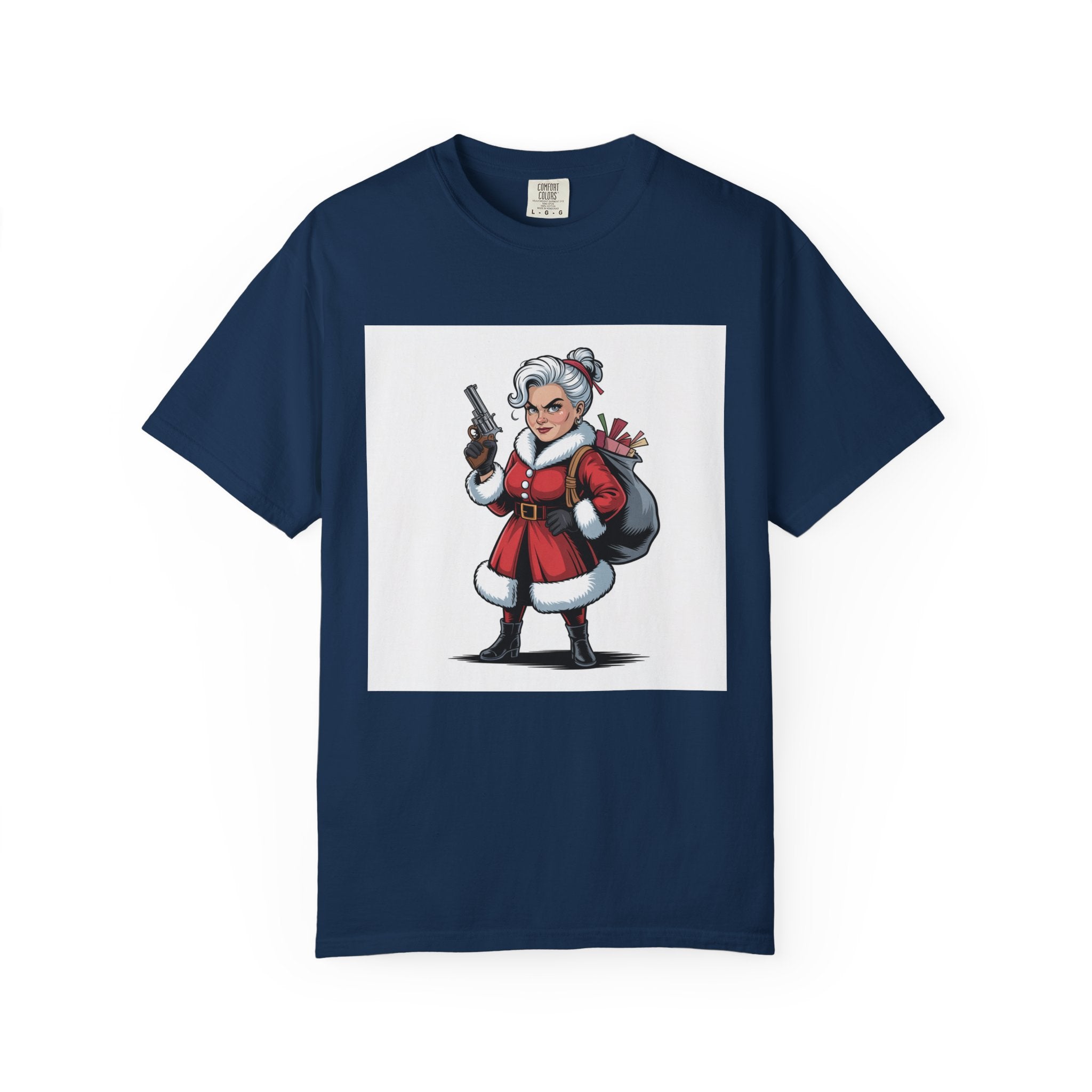 Mrs. Claus Funny Christmas T-Shirt — Women's Holiday Gift