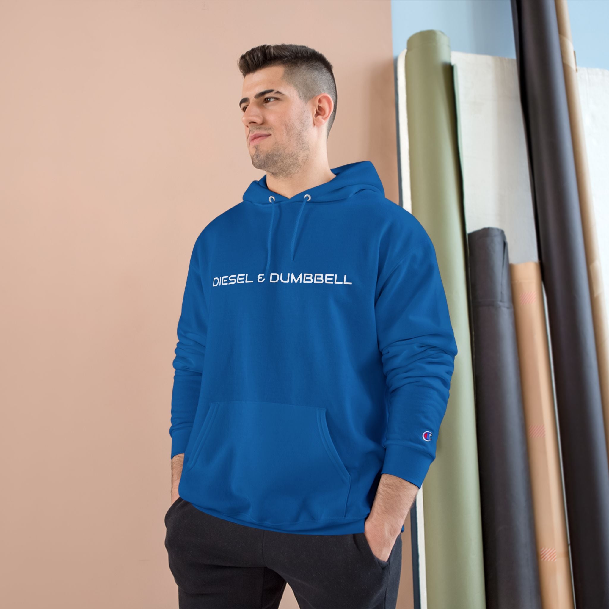 Men's 'Champion' Hoodie — Rugged Sweater for Manly Men