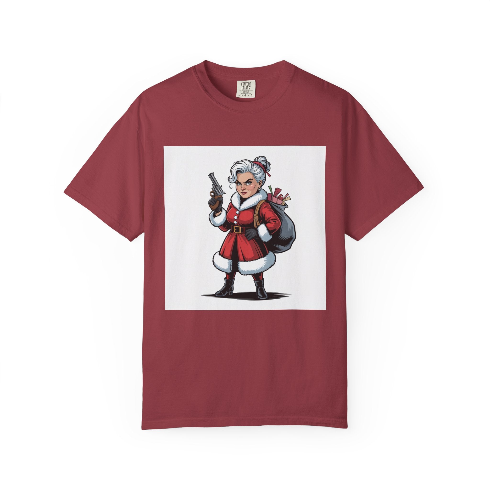Mrs. Claus Funny Christmas T-Shirt — Women's Holiday Gift