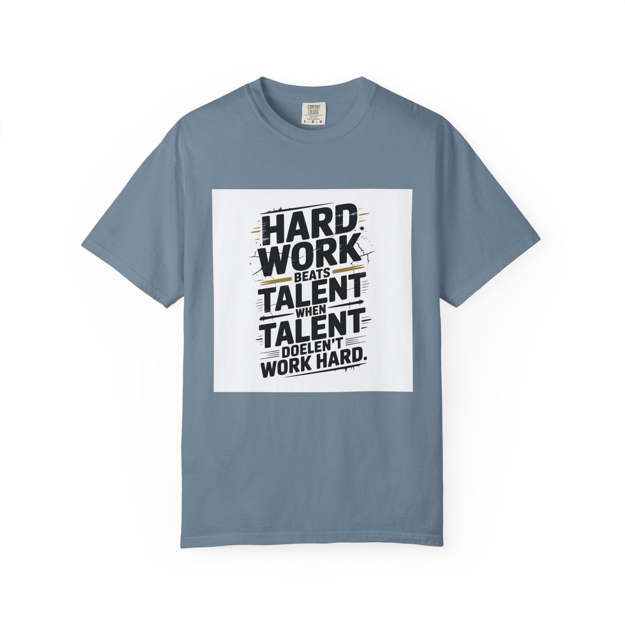 Motivational "Hard Work Beats Talent" T-Shirt