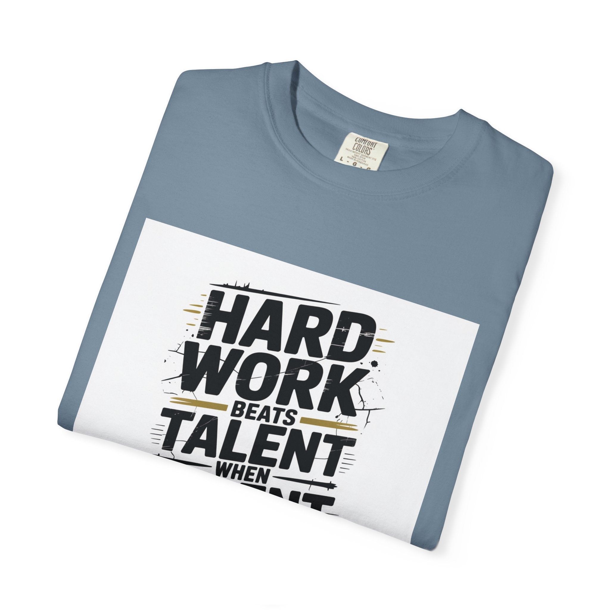 Motivational "Hard Work Beats Talent" T-Shirt