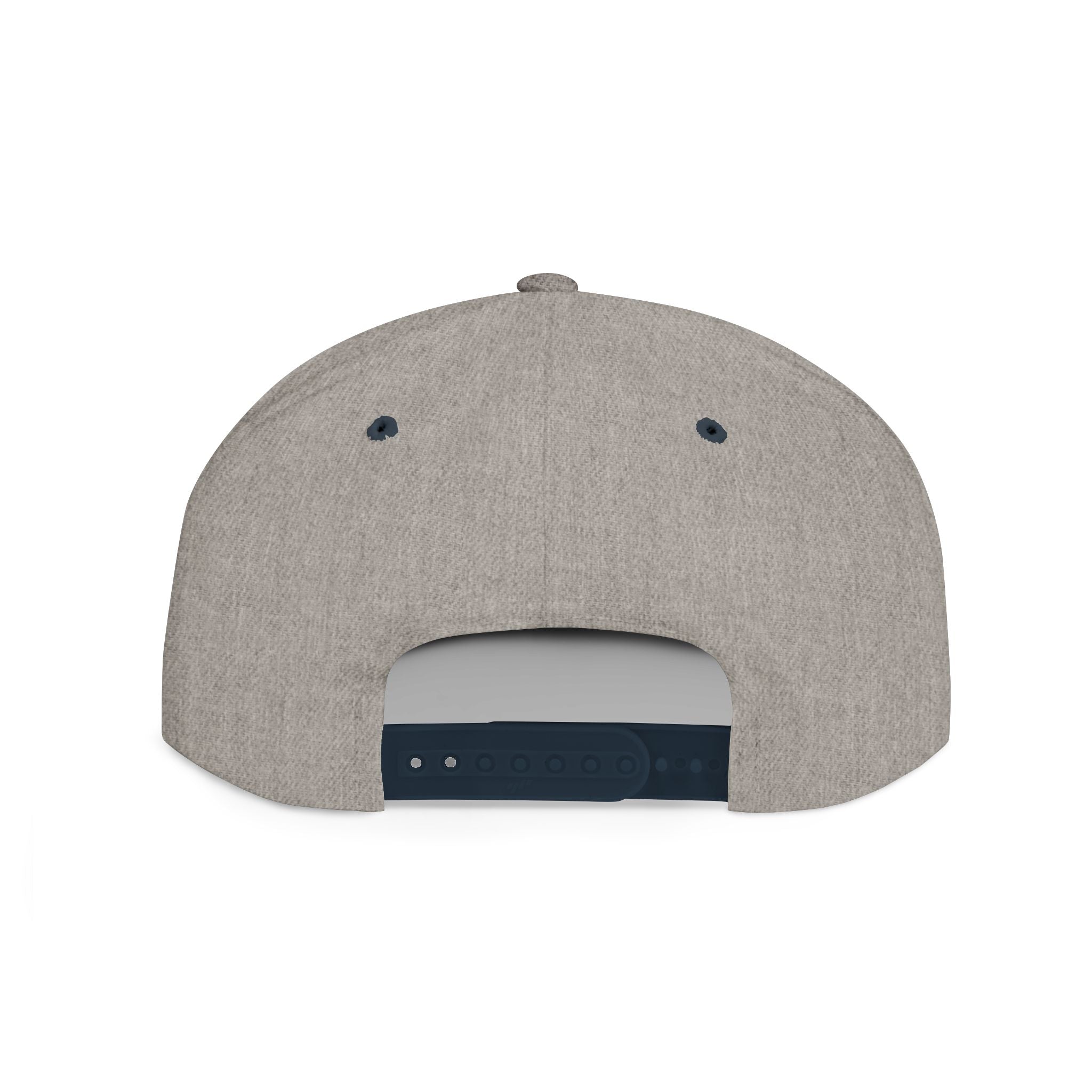 Diesel & Dumbbell Flat Bill Snapback — Men's Stylish Trucker Hat