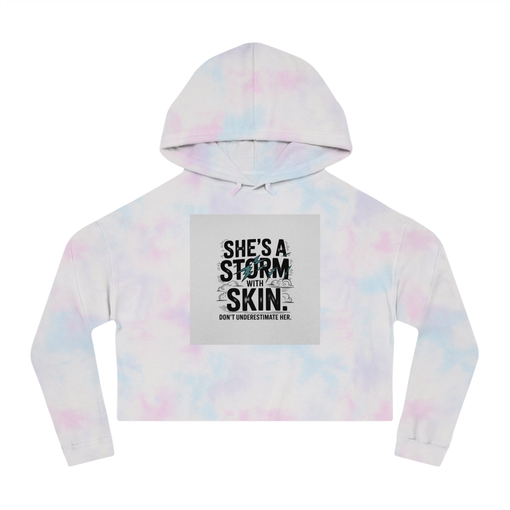 Women’s Cropped Hooded Sweatshirt — Trendy Women’s Fashion Sweater