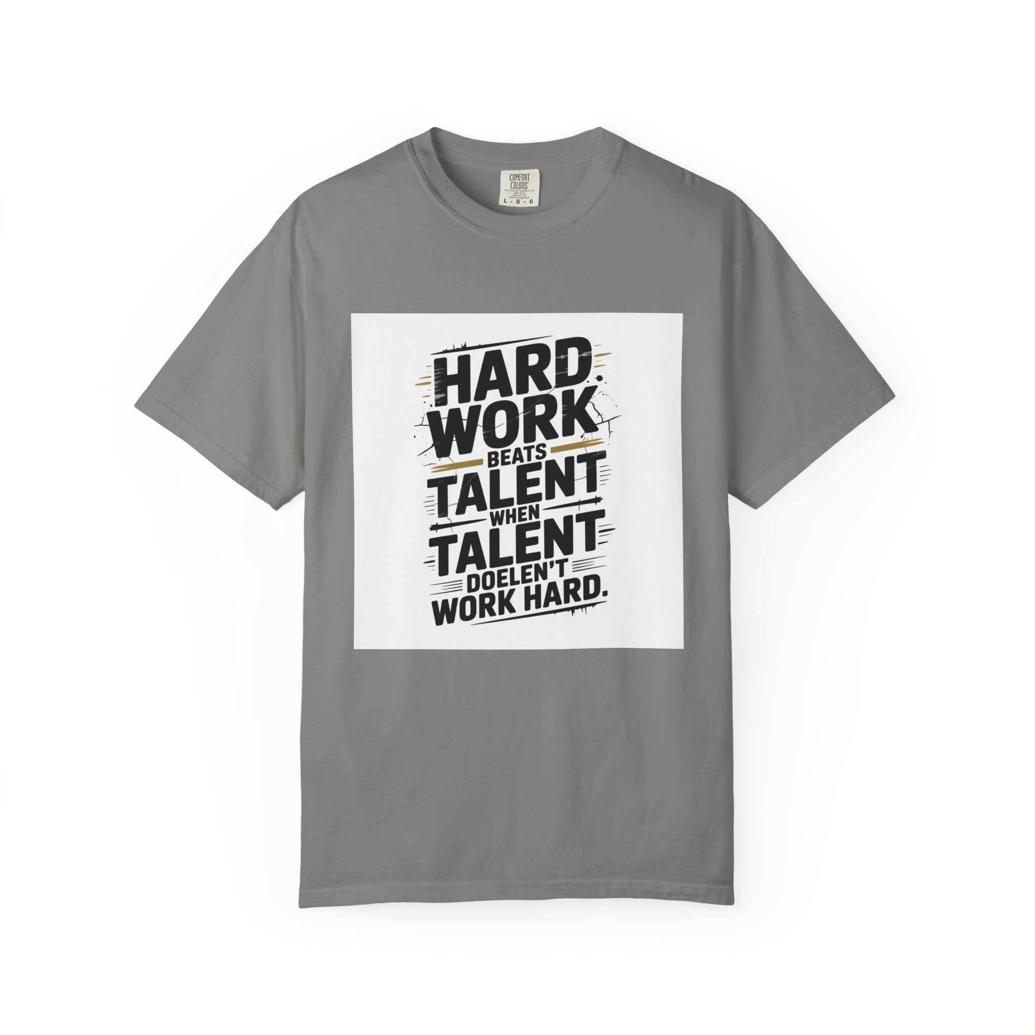 Motivational "Hard Work Beats Talent" T-Shirt