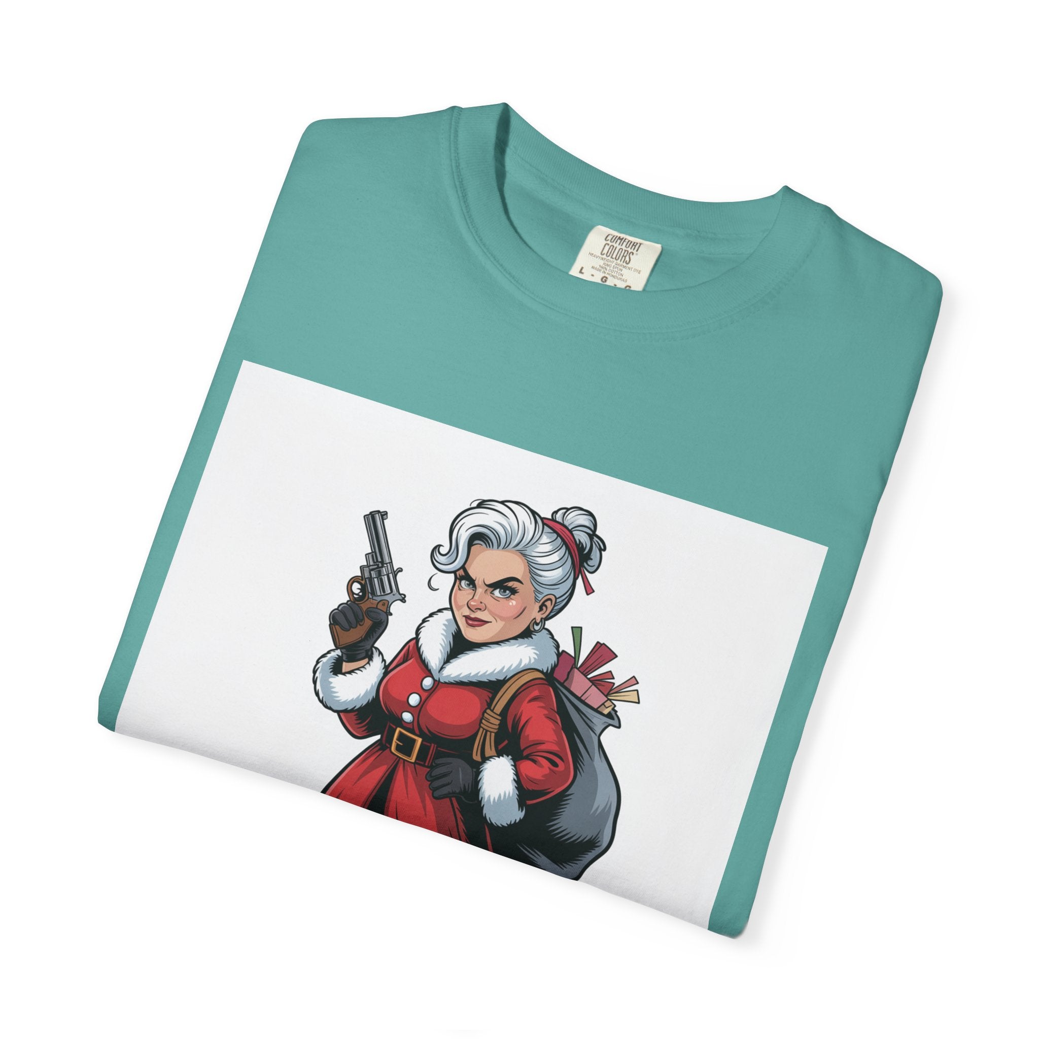 Mrs. Claus Funny Christmas T-Shirt — Women's Holiday Gift