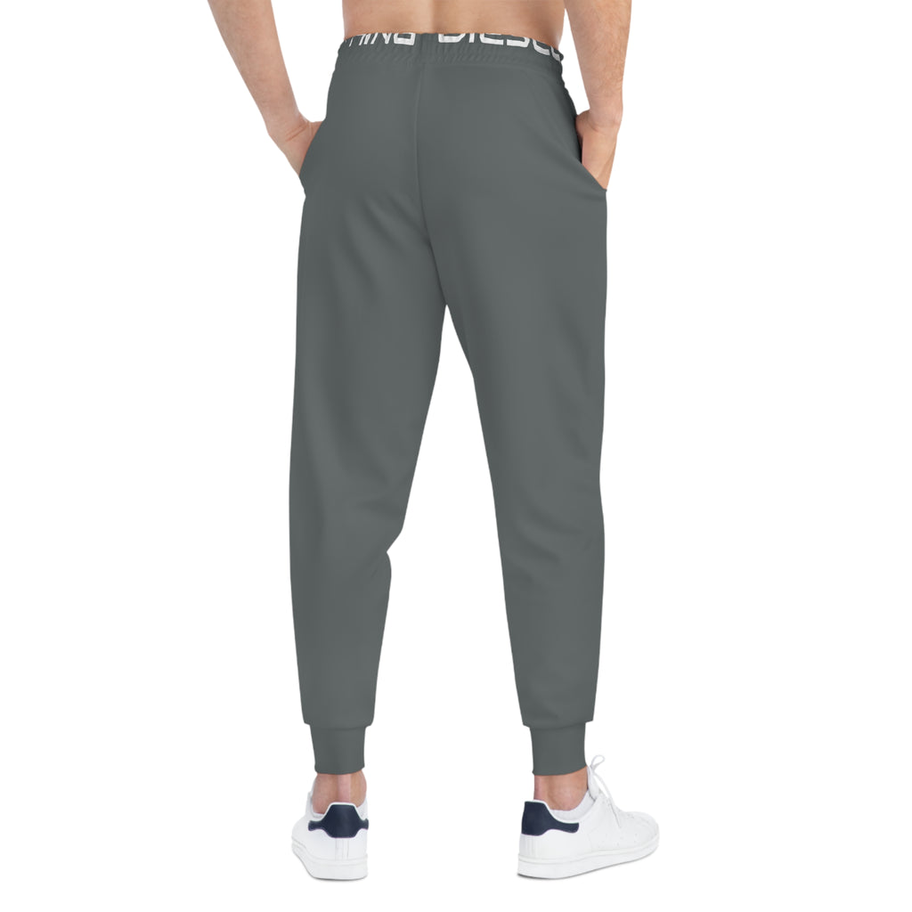 Diesel & Dumbbell Athletic Joggers — Men's Stylish AOP Sweatpants