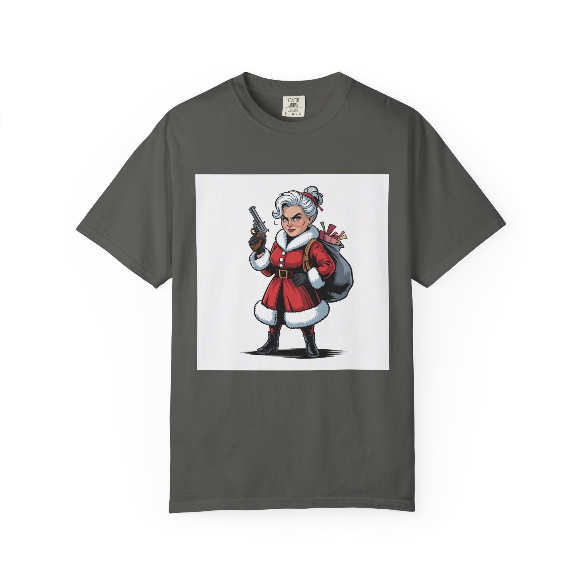 Mrs. Claus Funny Christmas T-Shirt — Women's Holiday Gift