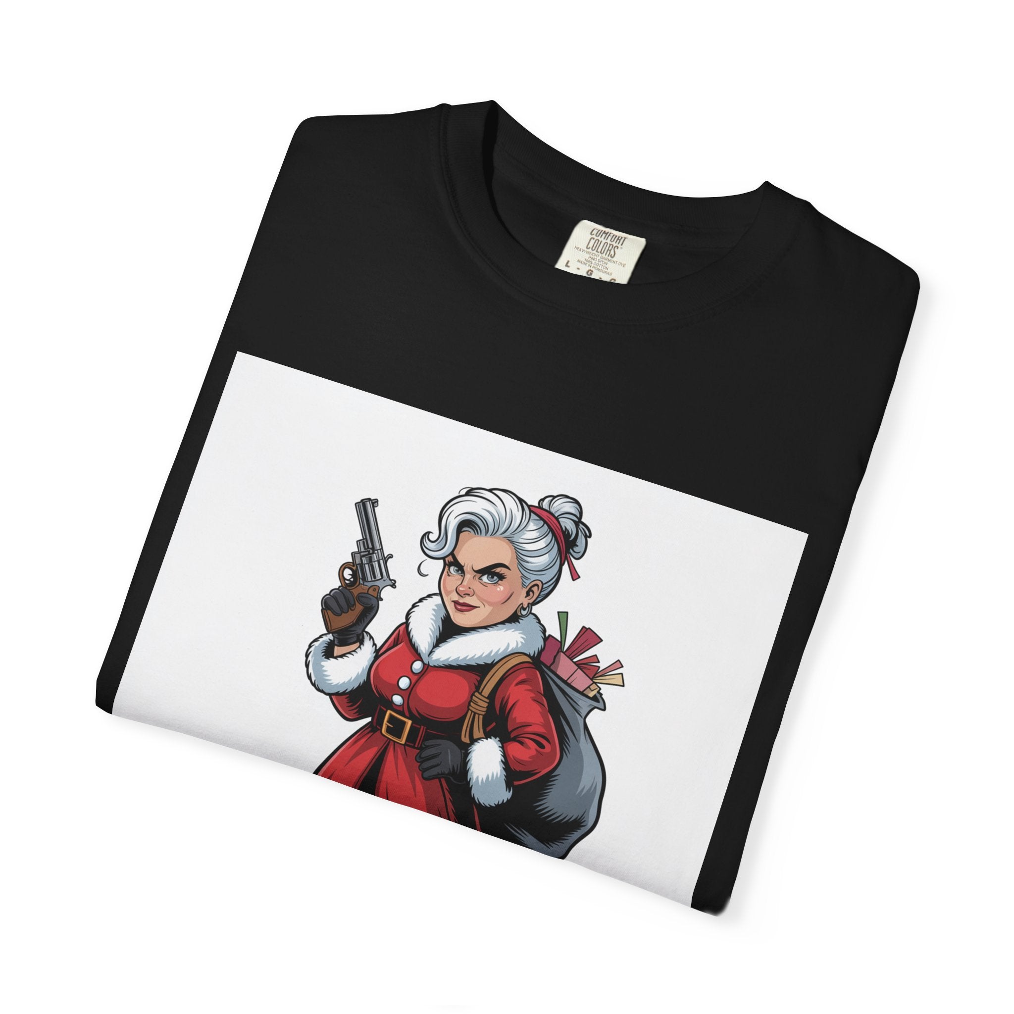 Mrs. Claus Funny Christmas T-Shirt — Women's Holiday Gift