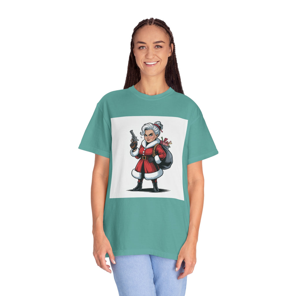 Mrs. Claus Funny Christmas T-Shirt — Women's Holiday Gift