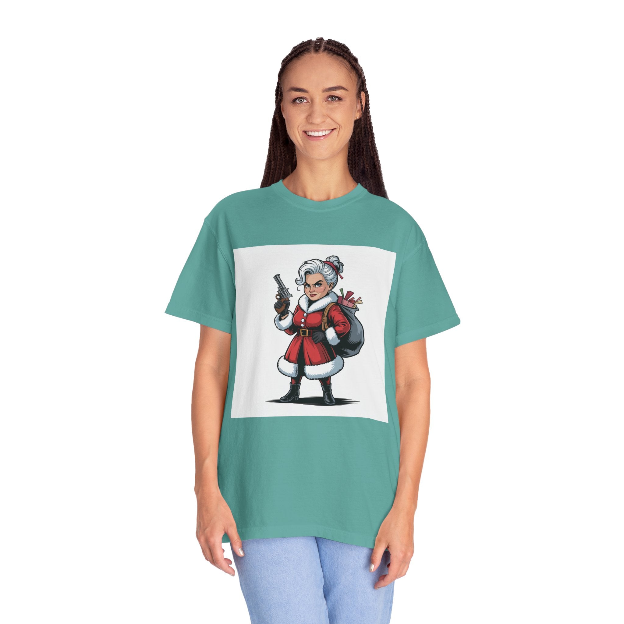 Mrs. Claus Funny Christmas T-Shirt — Women's Holiday Gift