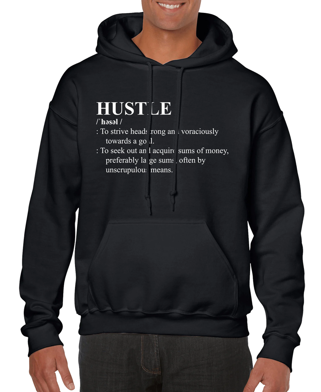 HUSTLE Definition Men’s Hoodie